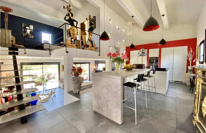 contemporary-dining-room-villa-plan-of-the-tower