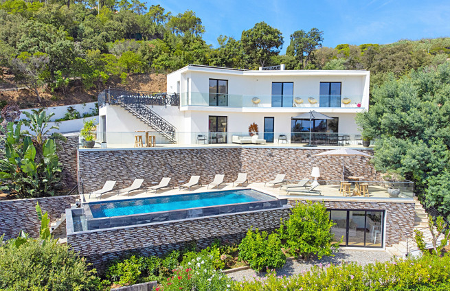 luxury modern villa with sea view - Issambres - exterior