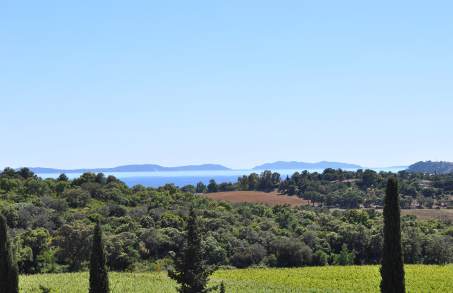 Villa met uitzicht op zee en wijngaarden in de Provence - La Croix-Valmer