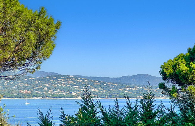 residential area near Saint-Tropez - building plot