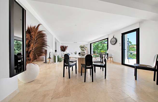 Bright living-dining room