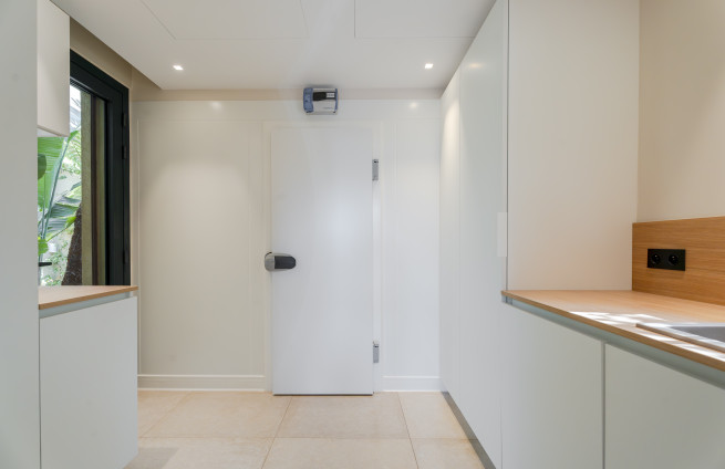 Cave à vin et chambre froide villa luxe