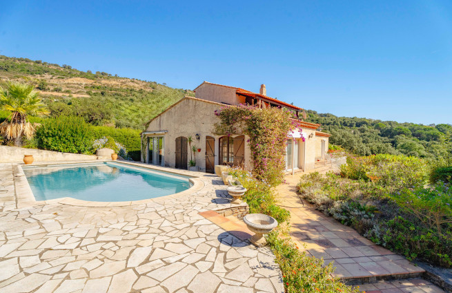 Renovatieproject van een villa in Grimaud