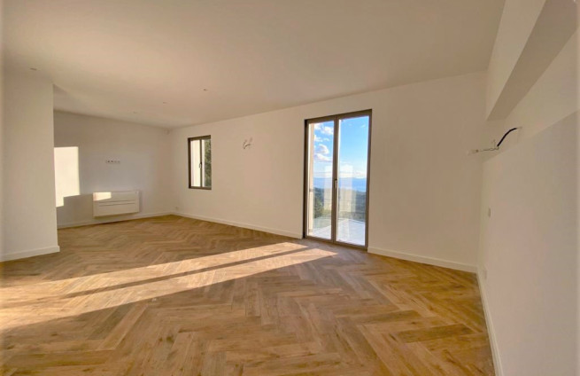 Woonkamer met panoramisch uitzicht op zee - villa in La Croix Valmer