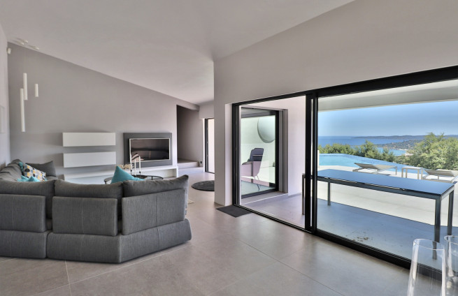 luxe villa met uitzicht op zee - La Nartelle, Sainte-Maxime