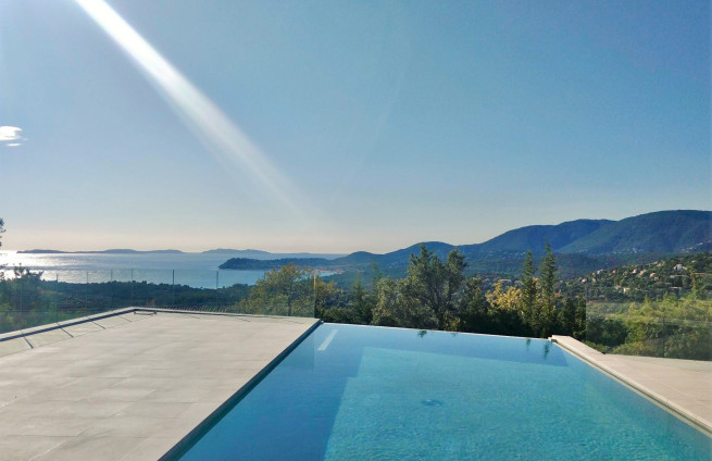 Panoramisch uitzicht op zee, Îles d’Or, Port Cavalaire, villa te koop, La Croix-Valmer