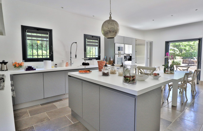 volledig uitgeruste keuken - Gaggenau - Villa Gassin