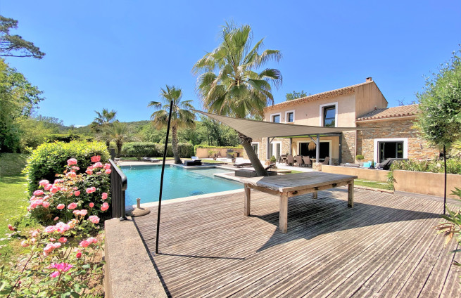 luxury villa in Gassin, French Riviera, with pool and garden, 4000m2