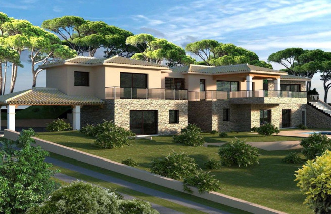 Projet-villa-contemporaine-Saint-Tropez-à-vendre