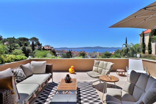 Panoramic sea view apartment for sale in Sainte-Maxime