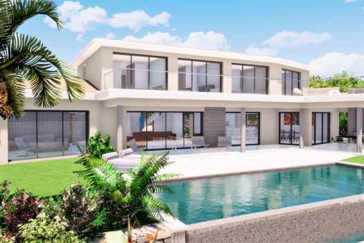 Sainte-Maxime nieuwe villa met zeezicht te koop