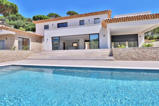 Villa Neuve vue mer à vendre au Sémaphore à Sainte-Maxime