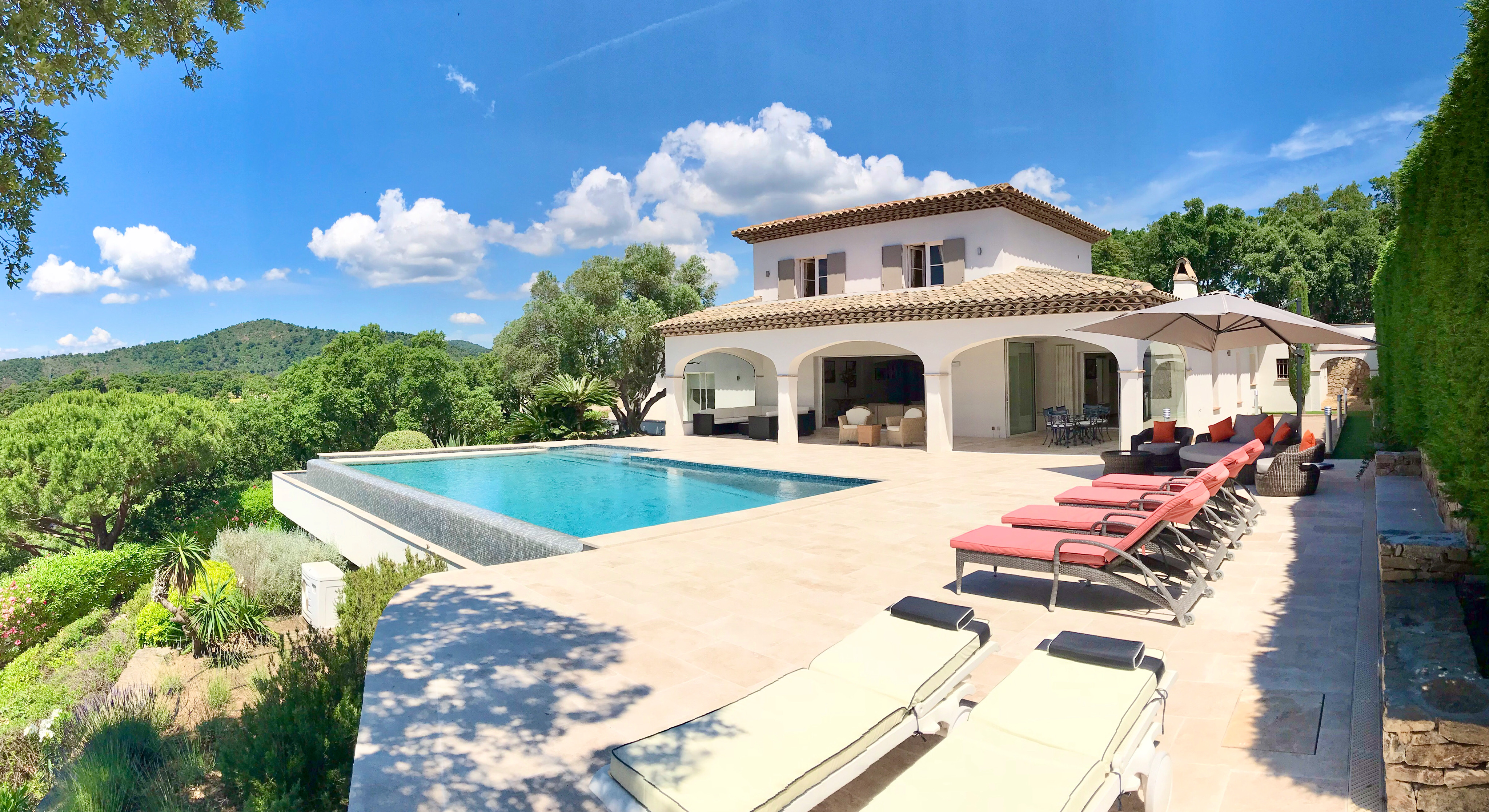 Panoramic sea view villa for sale in SainteMaxime SaintTropez Bay Property
