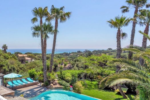 Sea view villa walking distance to Pampelonne beaches