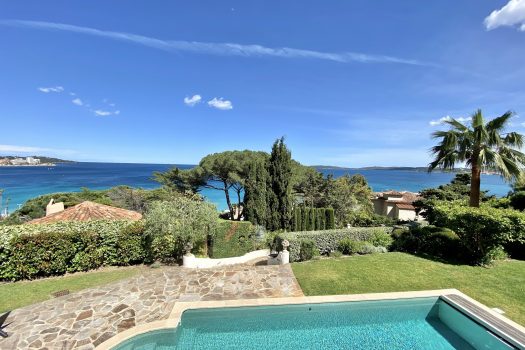 Villa in Belle époque stijl met panoramisch zeezicht te koop in La Croisette, Sainte-Maxime